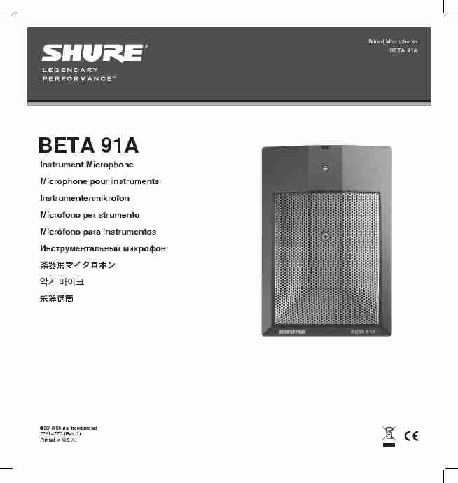 Shure Microphone BETA 91A-page_pdf